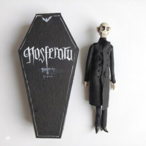 muñeco nosferatu + cajón