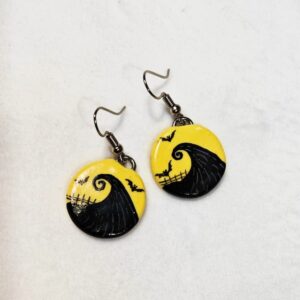 Aritos colgantes El extraño mundo de Jack Fondo